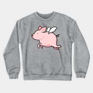 flying pig Crewneck Sweatshirt